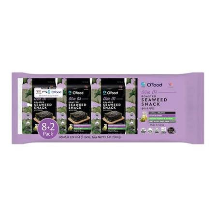 Seaweed Snack- Olive Oil Flavour 4gx10