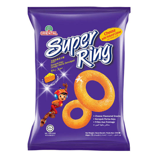 Oriental Super Ring- Cheese Flavoured Snack 60g