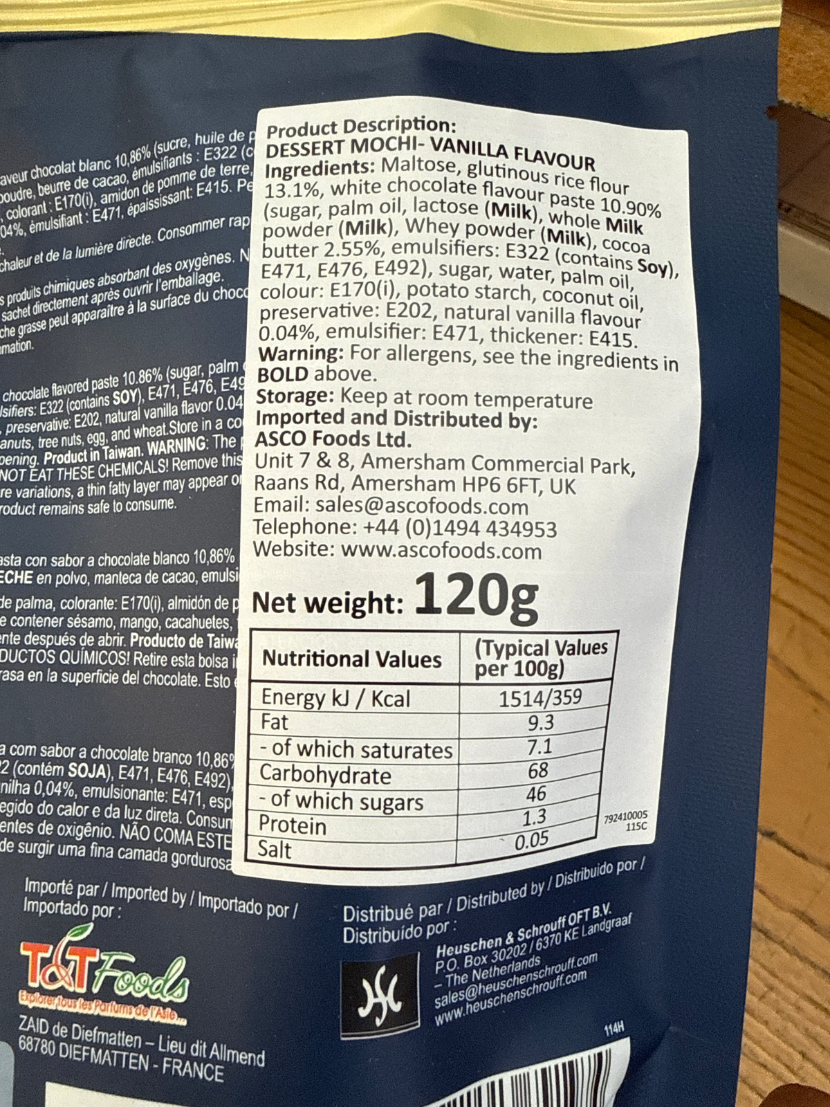 Mochi-Vanilla Creme 120g