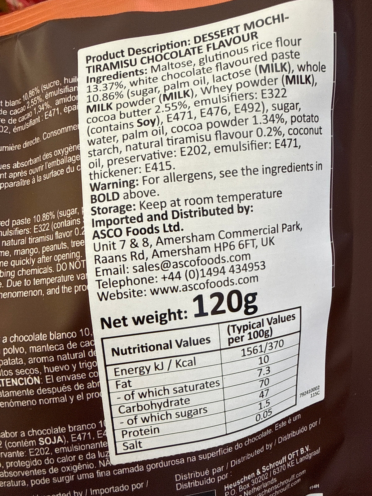 Mochi-Tiramisu&Creme 180g
