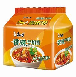 康师傅香辣牛肉面5袋装