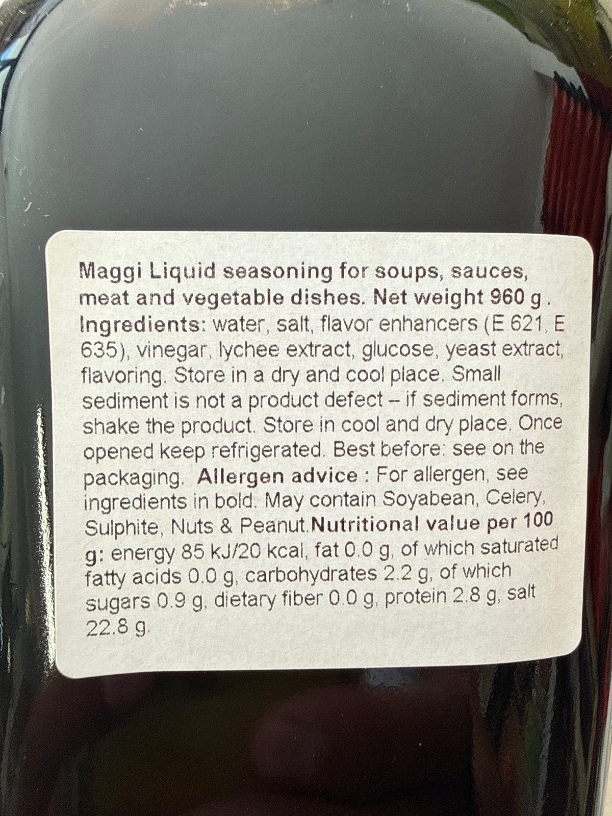 maggie seasoning sauce 960g