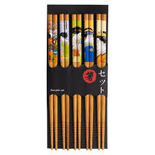 Chopsticks-Japanese Painting 5Pairs