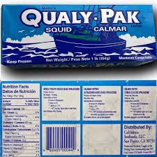 Qualy Pak Squid Calmar 454g