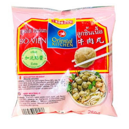 Oriental Kitchen Beef Meatballs 250g